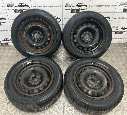 Fiat 500 inch steel - 14", wheels