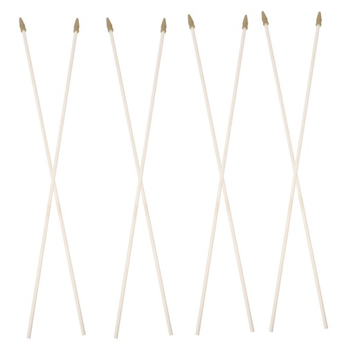 10pcs wooden flag poles - 10pcs,