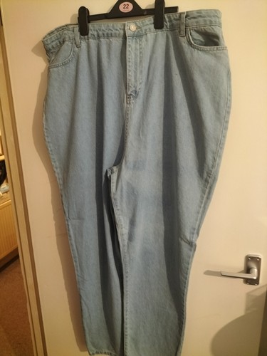 Ladies light blue ripped - ladies,