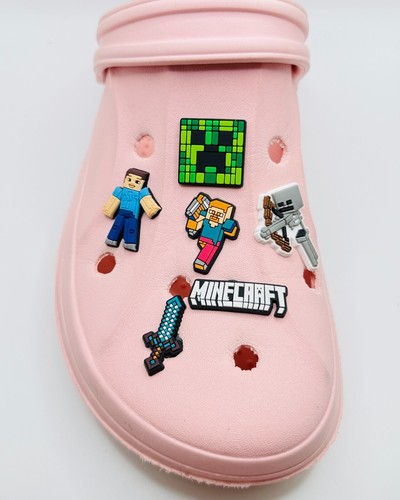 Minecraft charms fits crocs - minecraft,