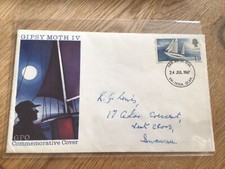 Gipsy Moth 1967 G. P. O. Commemorative sailing  stamps  cover  Ref 57290