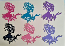 6 Mixed Beautiful Elegant Lady