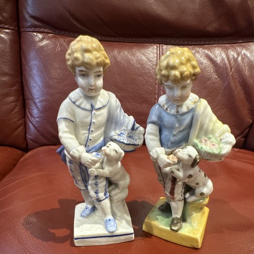 Pair vintage sitzendorf - pair,