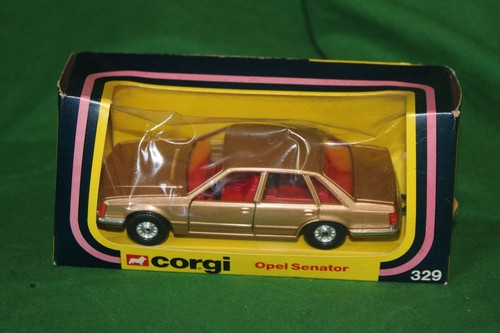 Vintage corgi gold opel - gold,