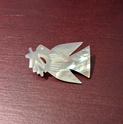 Mop dove brooch hand - dove, brooch.