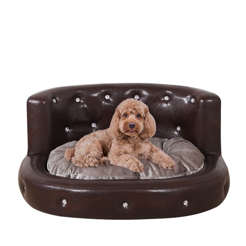 Luxury leather small dog - pu,