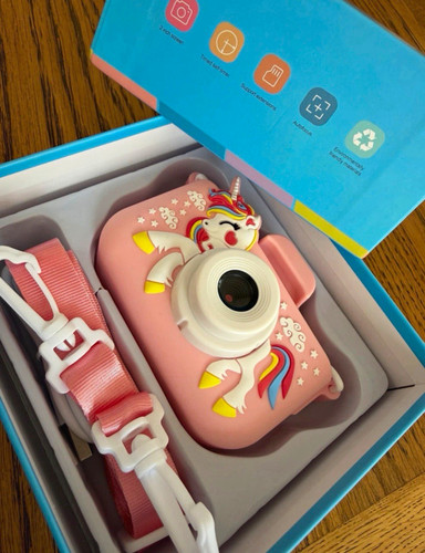 Children pink unicorn - children's,