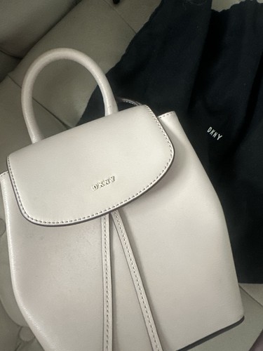 Dkny beige leather small - dkny,