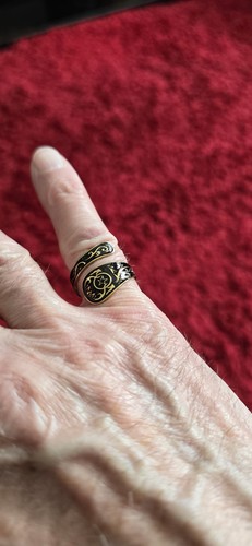 Stainless steel spoon ring - stainless,