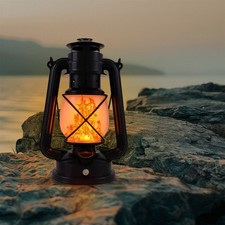USB Charging Retro LED Camping Light Outdoor Kerosene Light  Camping
