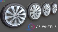 Genuine Volkswagen Turbine 18" Alloy Wheels Golf Caddy Passat Interlagos