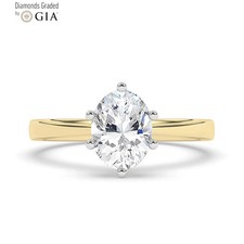 Oval Diamond Engagement Ring