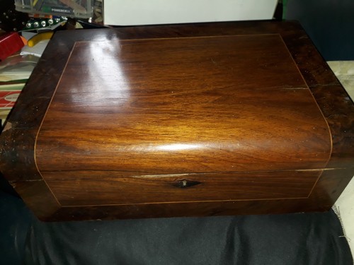 Antique writing slope wooden - antique,