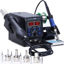 Preciva 2-in-1 Hot Air Gun Rework and Soldering Iron Station with ℉/℃, Cold/Hot