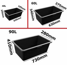40L / 60L / 80L HEAVY DUTY PLASTIC Plasterers buckets, Builders bucket, Strong