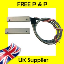 Surface Magnet Potted Aluminium Metal Door Contact Burglar Alarm Switch Sensor