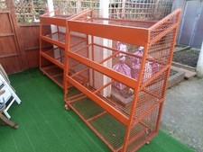 Two large fruit shelving