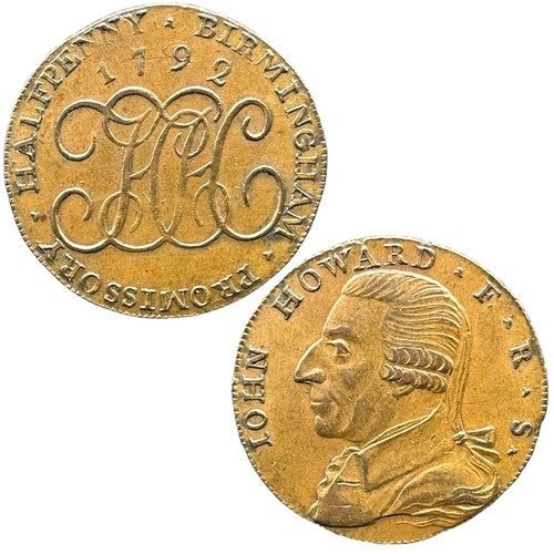 1792 conder halfpenny token - 1792,