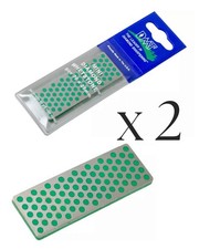 X2 DMT Diamond Mini Sharp Pocket Sharpener / Whetstone - Extra Fine GREEN