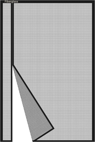 Magnetic reversible fly screen - magnetic,