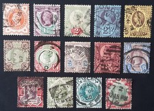 GB QV 1887-1900 SG197-214 full