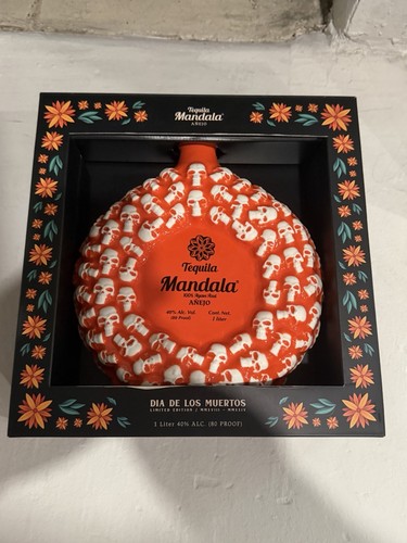 Empty tequila mandala dia - tequila,