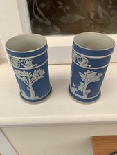 Set of 2 Wedgwood Jasper Ware