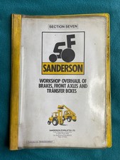 Sanderson Forklifts Workshop