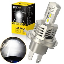 H4 COB LED Bulb HID White 360 Hi/Low Beam Motorcycle Headlight 6000K High Power