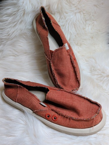 Sanuk donna hemp auburn - sanuk, 8