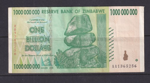 Zimbabwe 2008 1000000000 - -,