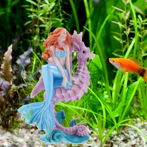 Mermaid figurine aquarium - mermaid,