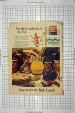 Old Vintage Print 1951 Advertisement Bird'S Custard Milk Magnesia Softex 20th