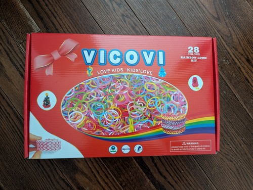 Vicovi rainbow loom kit - loom, 28