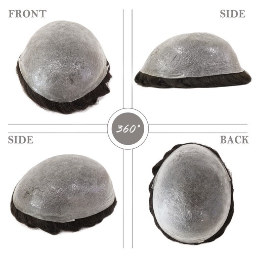 Mens toupee human hair - human,
