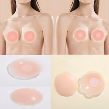Silicone Nipple Covers Reusable Self Adhesive Gel Bra Pad Invisible Bra UK