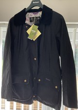 Barbour Beadnell Ladies Black
