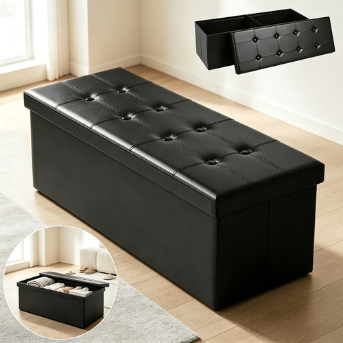Ottoman storage folding box - storage,
