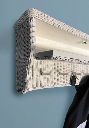 Rattan coat rack - rattan, storage