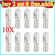10PCS 286 Dashboard Car Light T5 Minature Bulb Bulbs 12v 1.2w Capless Wedge
