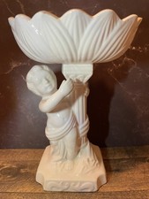 Vintage White Porcelain Cherub