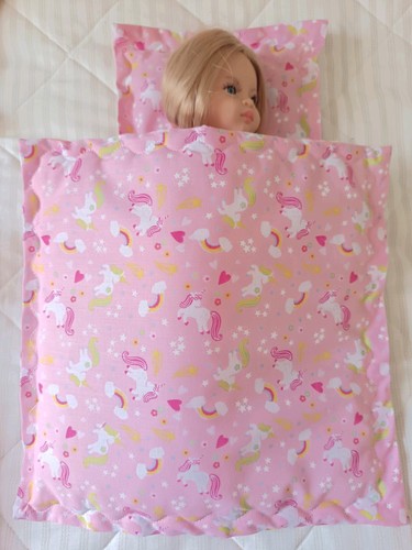 Pink unicorn small doll - unicorn, doll's