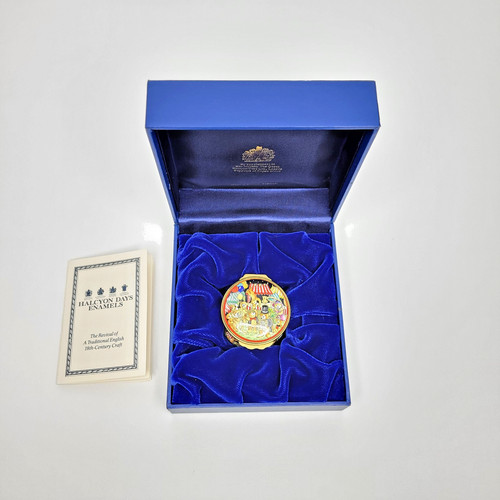 Halcyon days enamel teddy - halcyon,