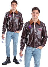 Adults Top Gun Licensed Faux