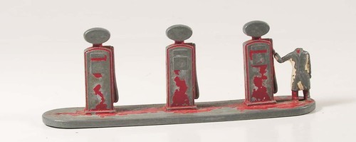 Petrol pumps esso matchbox - petrol,