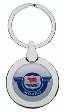MORRIS CLASSIC CAR  METAL POLISHED SILVER COLOUR KEYRING