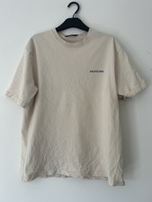 Beige Balenciaga T-Shirt