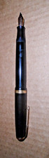 VINTAGE BLACK PARKER "DUOFOLD" FOUNTAIN PEN WITH 14CT PARKER NIB