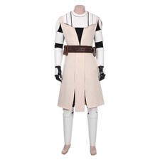 Clone Wars -Obi- Wan Kenobi Cosplay Costume Coat Uniform Outfits Carnival Suit