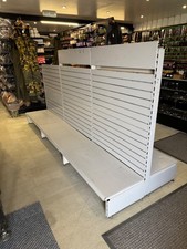 3 METRE GREY SLAT WALL